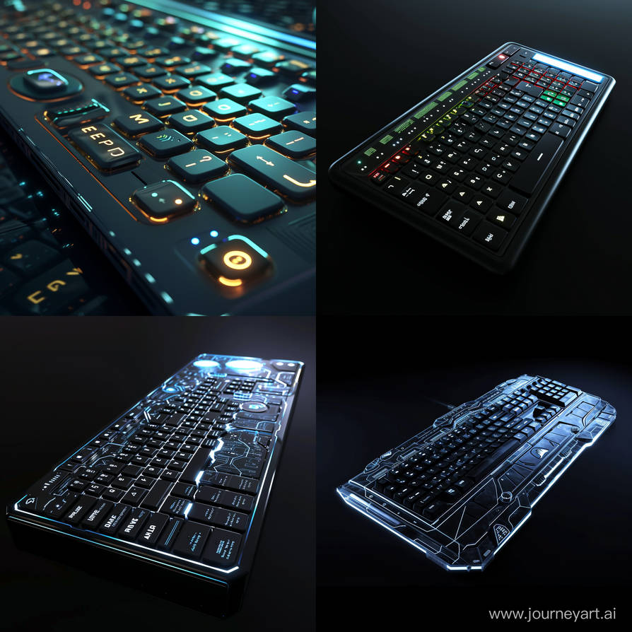 Futuristic PC keyboard by Pickgameru on DeviantArt