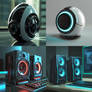 Futuristic PC speakers