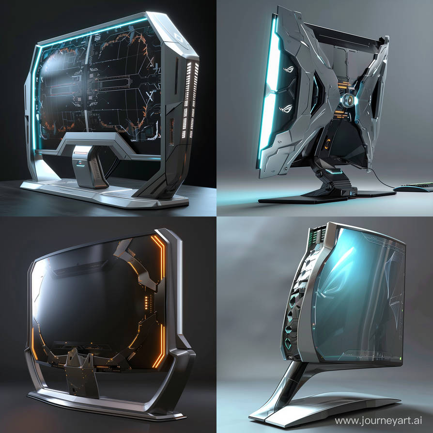 Futuristic PC monitor by Pickgameru on DeviantArt