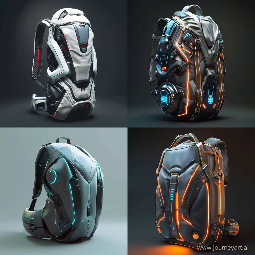 Futuristic backpack by Pickgameru on DeviantArt