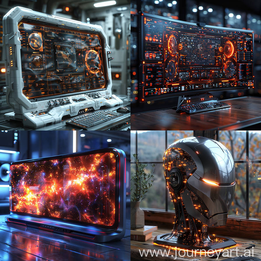 Futuristic PC monitor by Pickgameru on DeviantArt