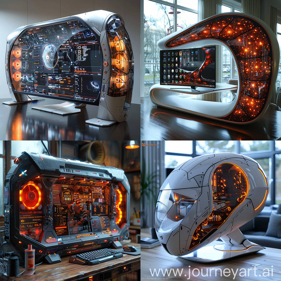 Futuristic PC monitor by Pickgameru on DeviantArt