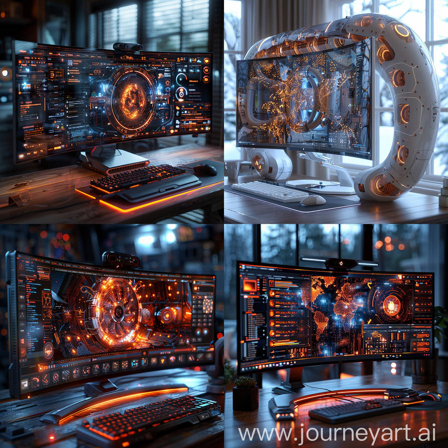Futuristic PC monitor by Pickgameru on DeviantArt