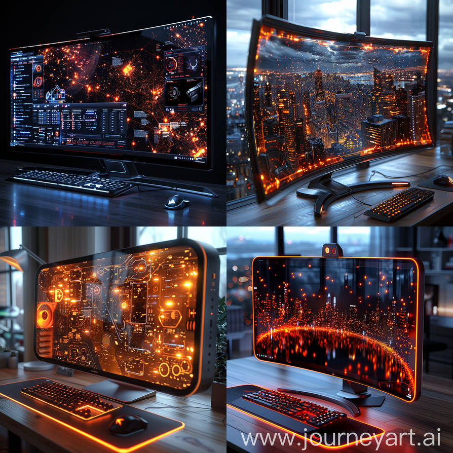 Futuristic PC monitor by Pickgameru on DeviantArt