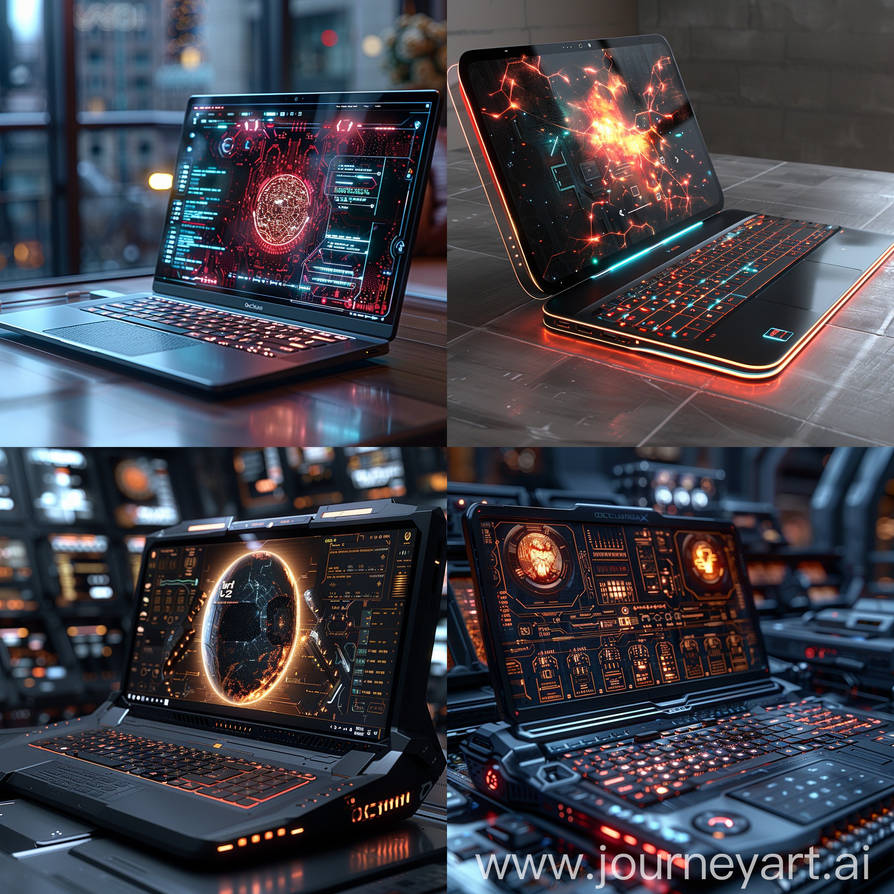Futuristic Portable Computer Futuristic laptop by Pickgameru on DeviantArt