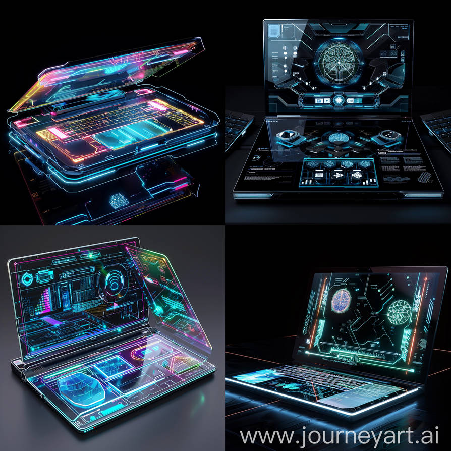 Futuristic Portable Computer Futuristic laptop by Pickgameru on DeviantArt
