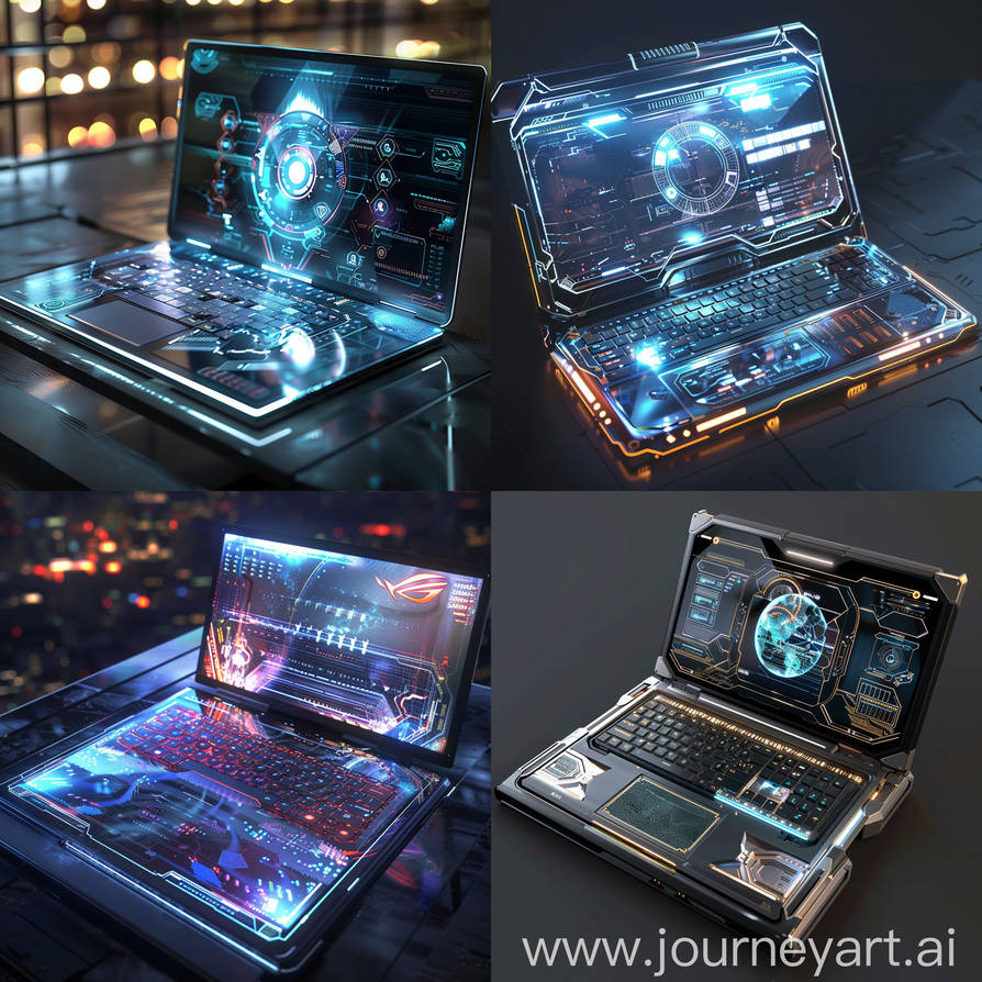 Futuristic Portable Computer Futuristic laptop by Pickgameru on DeviantArt