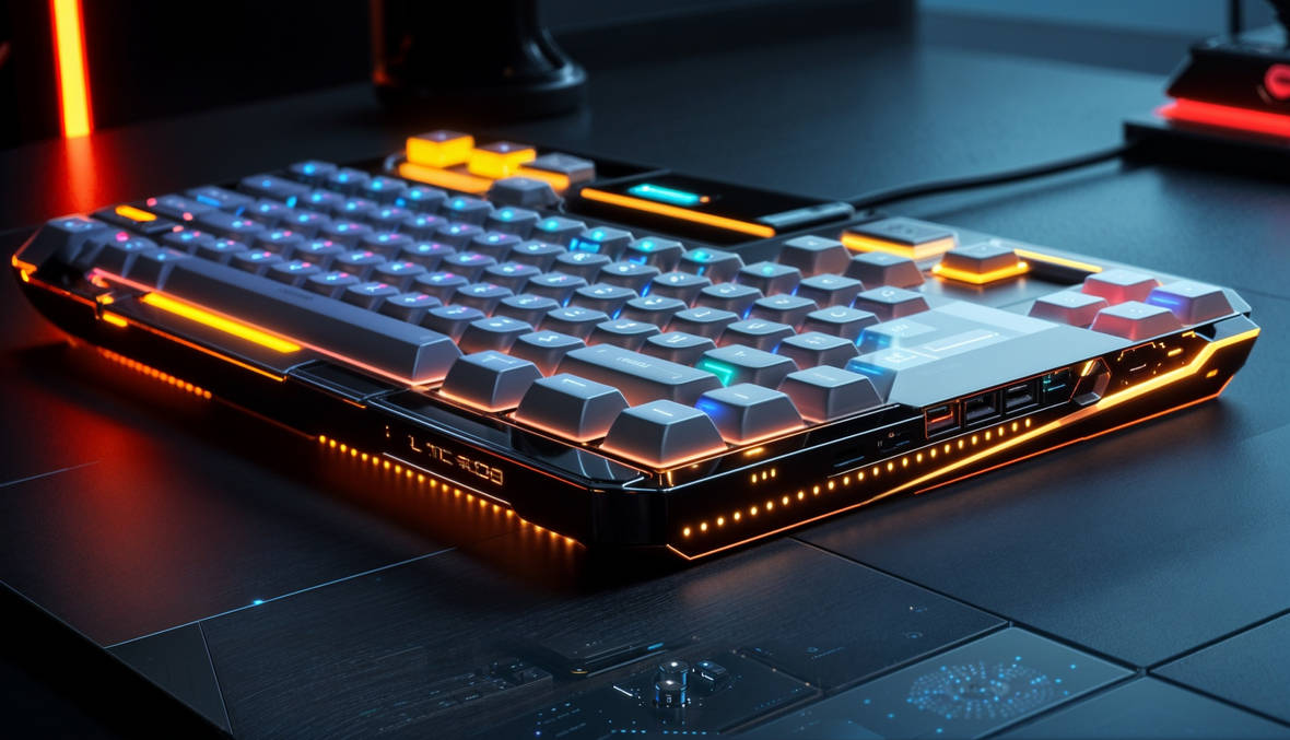 Futuristic PC keyboard by Pickgameru on DeviantArt