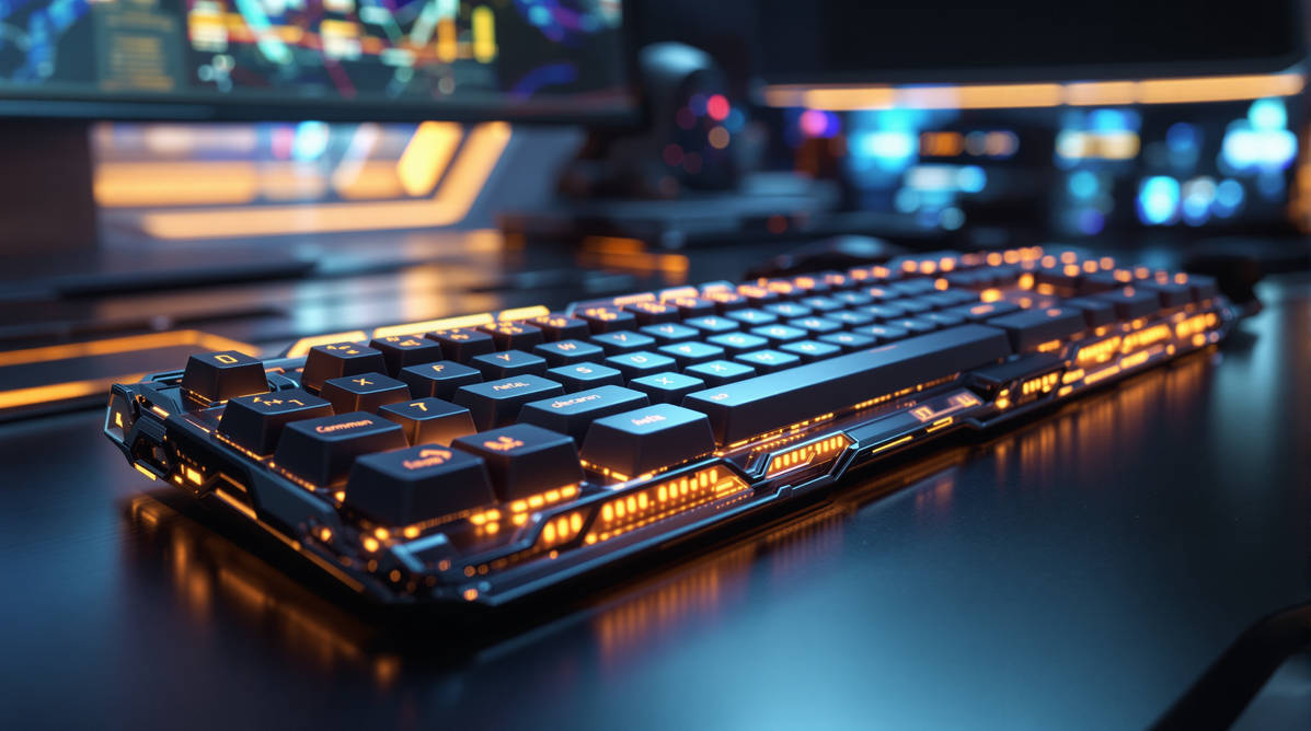 Futuristic PC keyboard by Pickgameru on DeviantArt