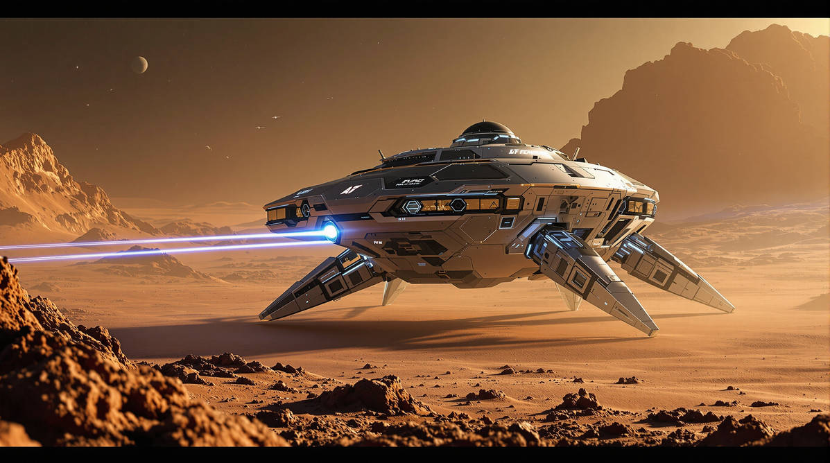 Futuristic lander by Pickgameru on DeviantArt