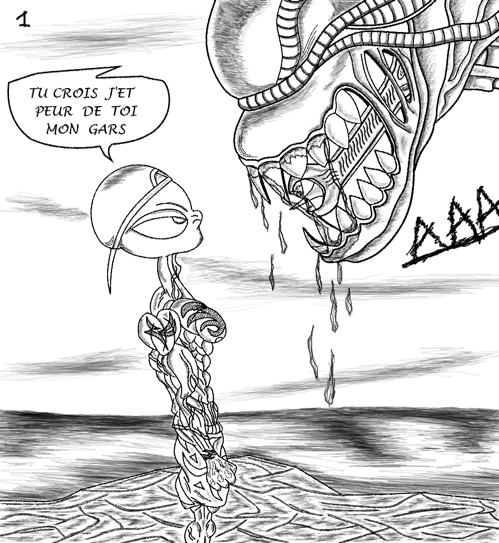 Xenomorph Alpha Z Vs Bart By Alienxyz On Deviantart