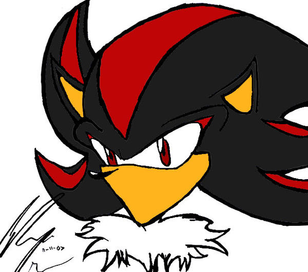 Shadow The Hedgehog : Color by ShadowHalfKumori on DeviantArt