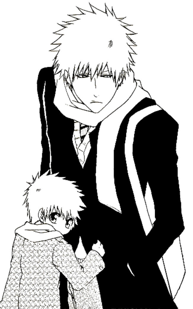 Parent Shiro and Child Ichigo