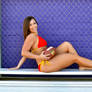 NFL Kansas City Chiefs Football bikini model