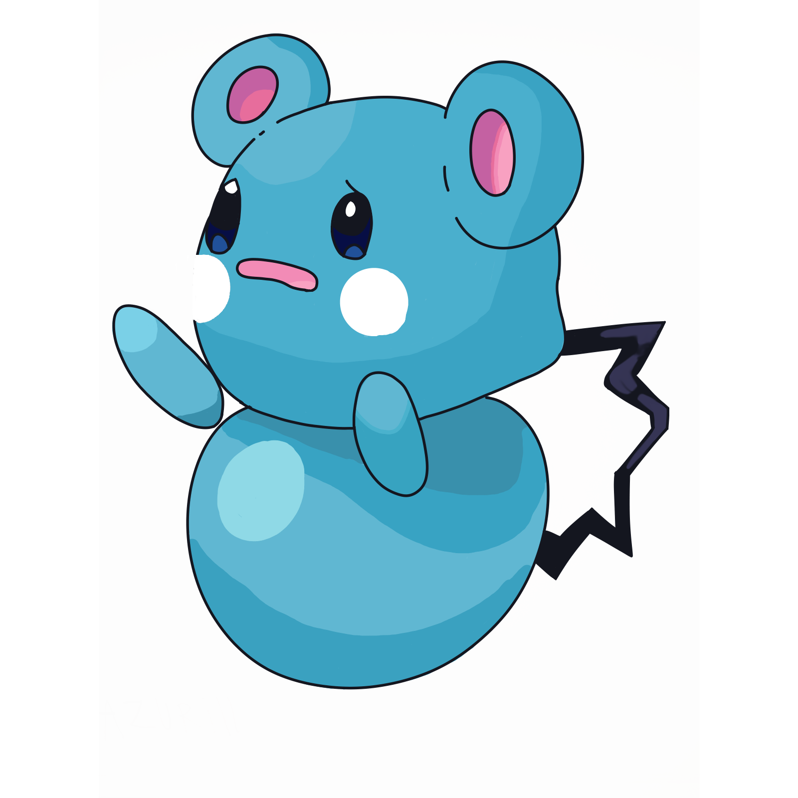 Azurill Pokemon Rimble Azurill by MoldyPeanut on DeviantArt