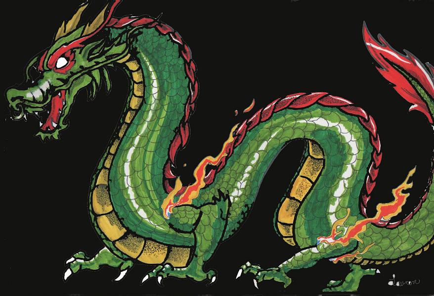 Chinese Dragon Tattoo by Red-EyedDemon on DeviantArt