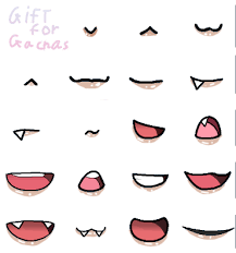 gacha life mouth base - Google Search