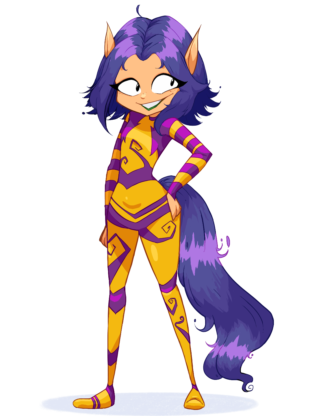 Ly in Ubiart (Rayman Origins) art style by dirtyhandslolo on DeviantArt