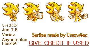 Super Sonic (Sonic X / Sonic Advance 2) : r/PixelArt