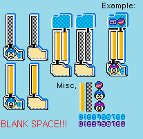 8-bit Mega Man 8 HUD