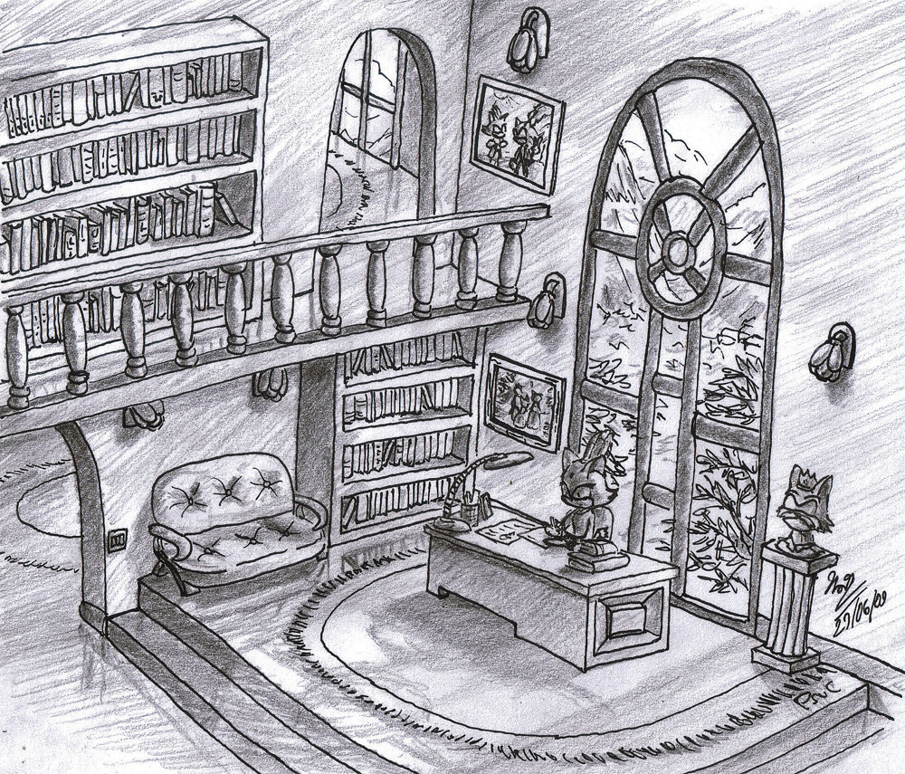 Princess Blaze's study room