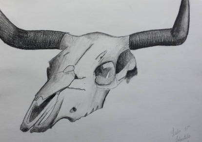 Charcoal Skull