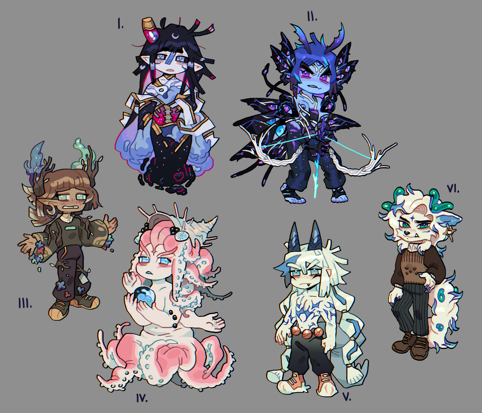 Super Chibis // CLOSED by IWHBYDAdoptables on DeviantArt