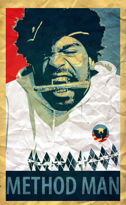 Method Man Rapper Poster Method Man Vector Poster by mikevectores on DeviantArt