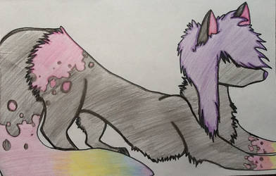 Anime Wolf- Speckle