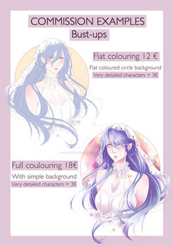 Bust-up commission info!