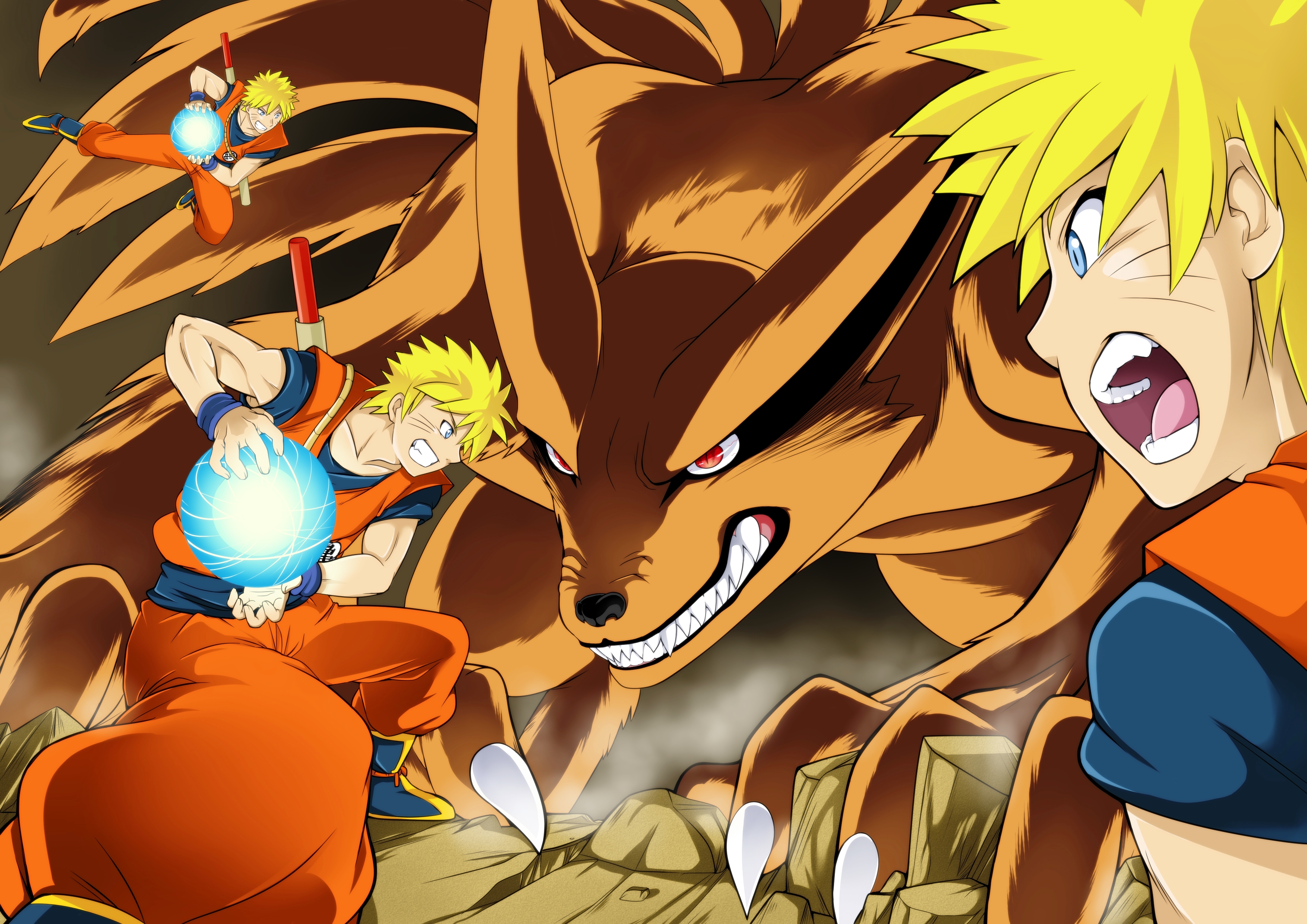 Naruto VS Kyuubi by Letucse on DeviantArt Naruto VS Kyuubi by Letucse on DeviantArt