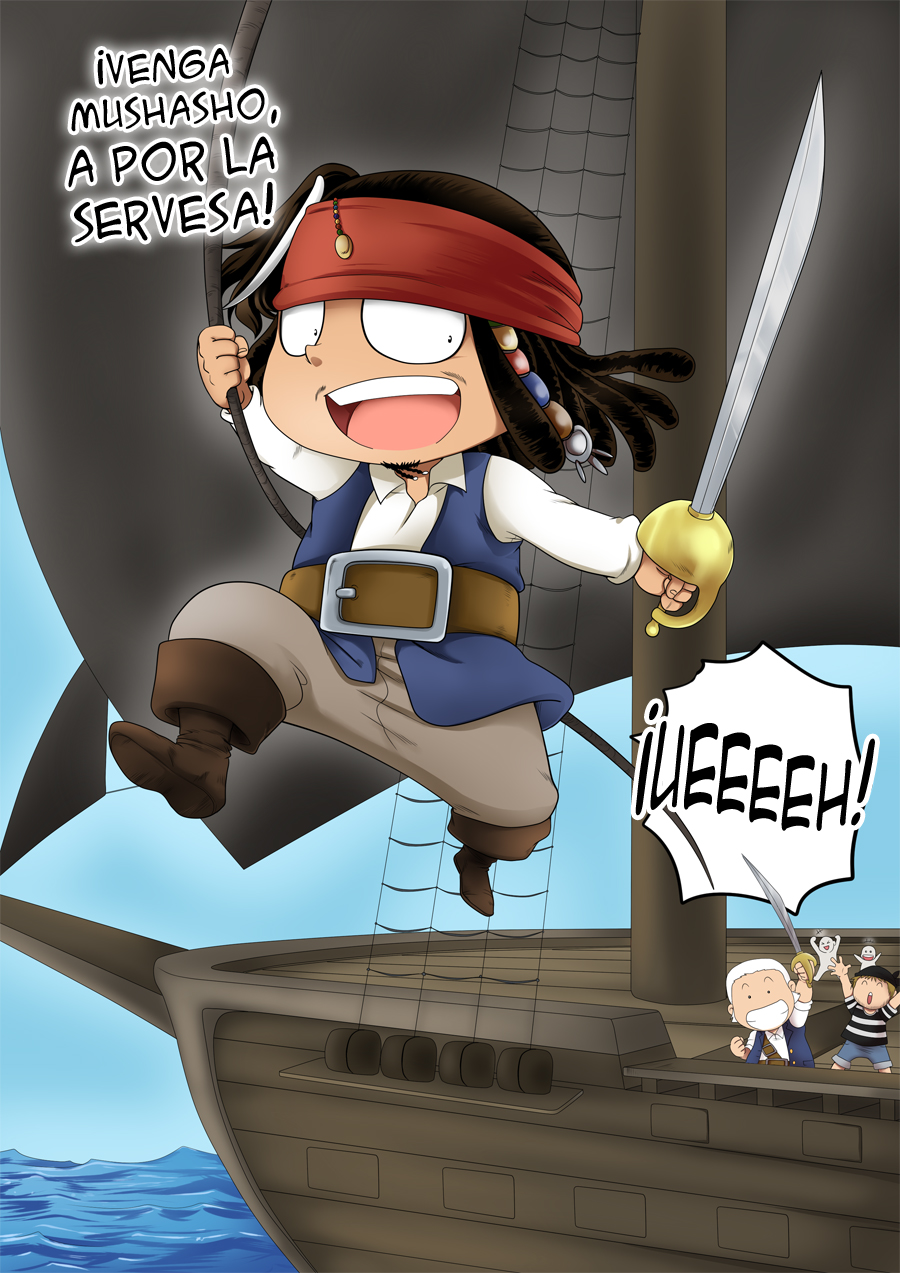 Piratas del Cariberaneo Fanart