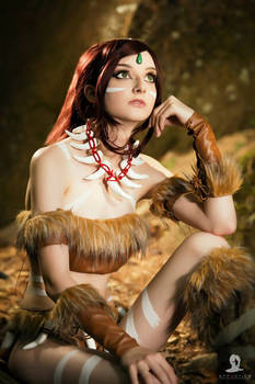 Nidalee cosplay from League of Legends