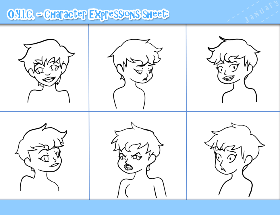 Laora Expression Sheet