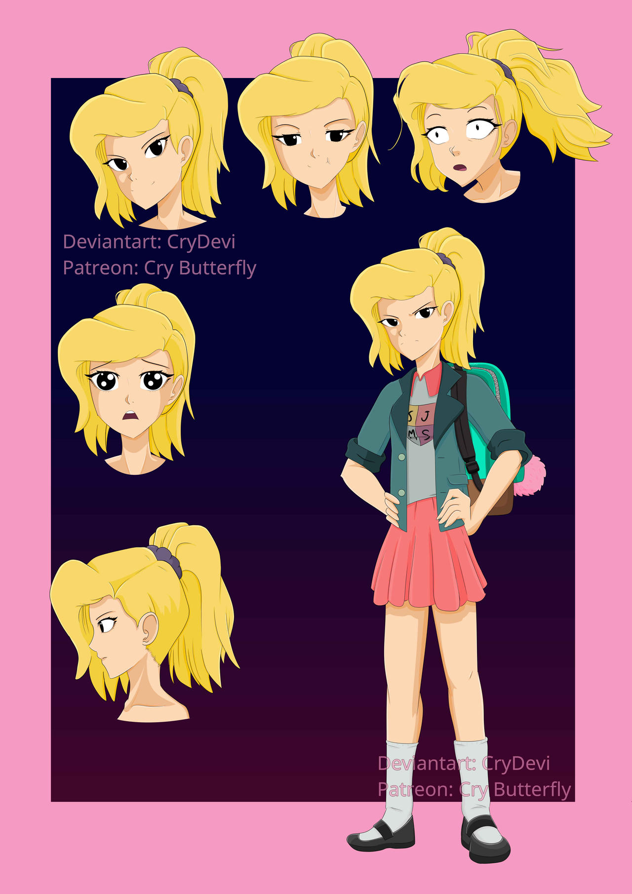 Sasha waybright (Amphibia) IN PROGRESS by CryDevi on DeviantArt