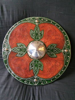 Leather Covered Elvish Shield