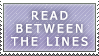 READ BETWEEN THE LINES by Saphitri