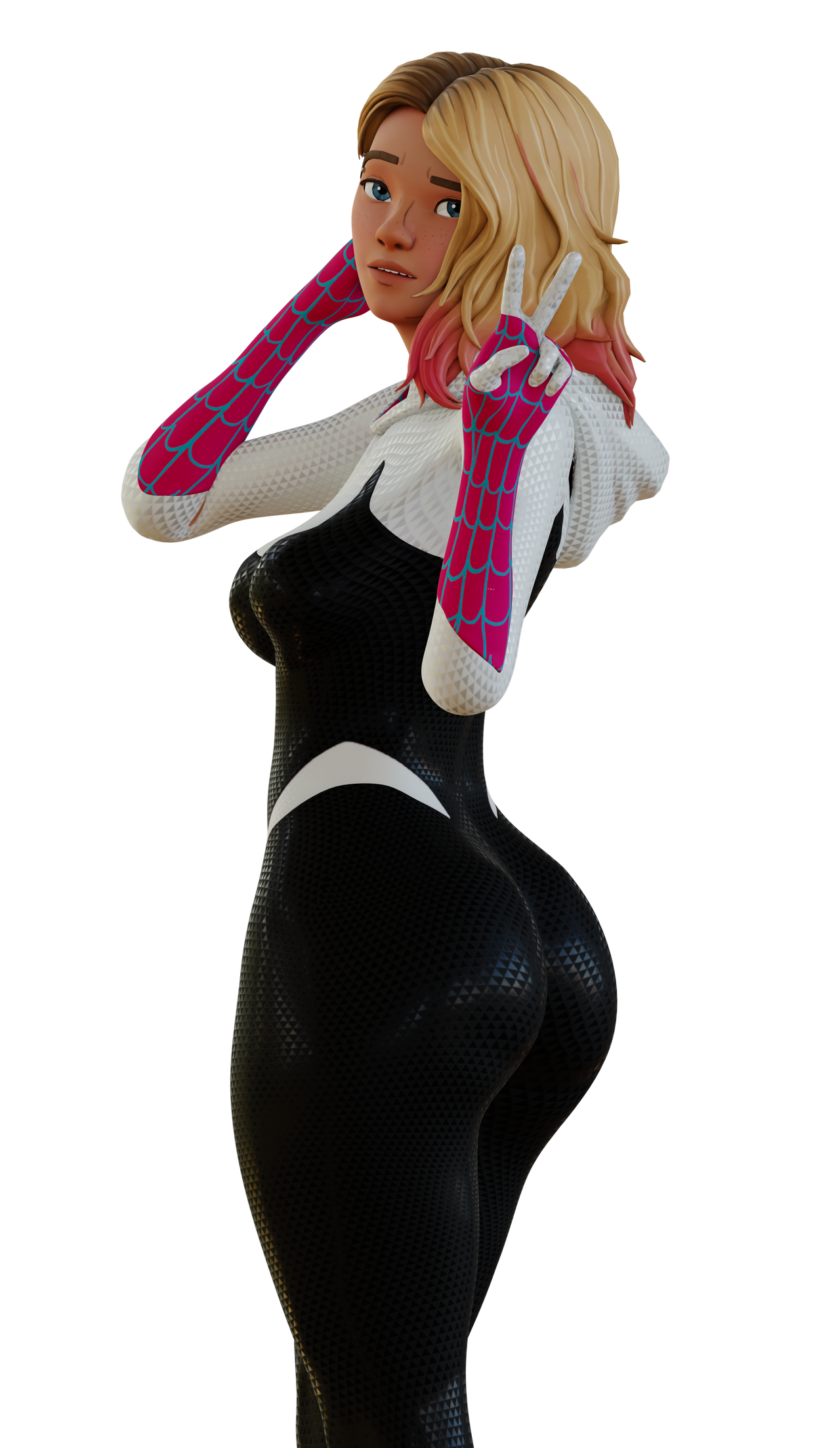SpiderGwen Fortnite 7 PNG by Dekxan on DeviantArt