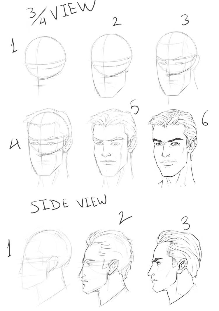 Head Tutorial Side Head Tutorial by MasterSS on DeviantArt