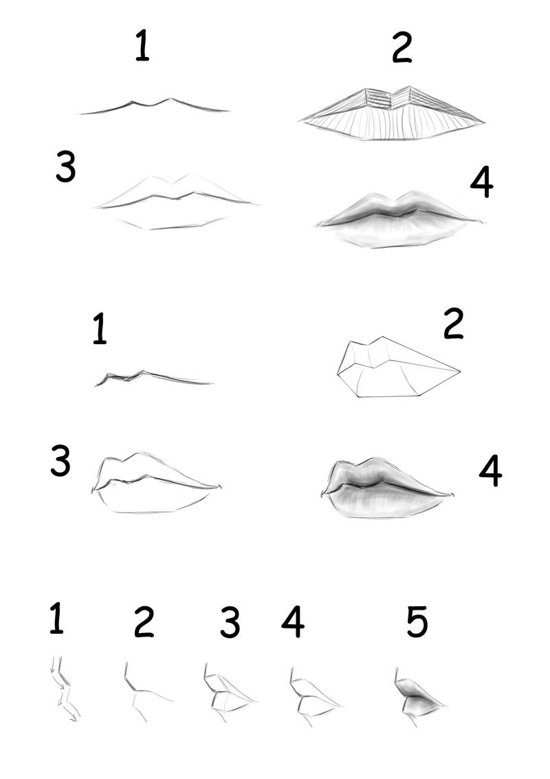 Lips Tutorial by MasterSS on DeviantArt Lips Tutorial by MasterSS on DeviantArt