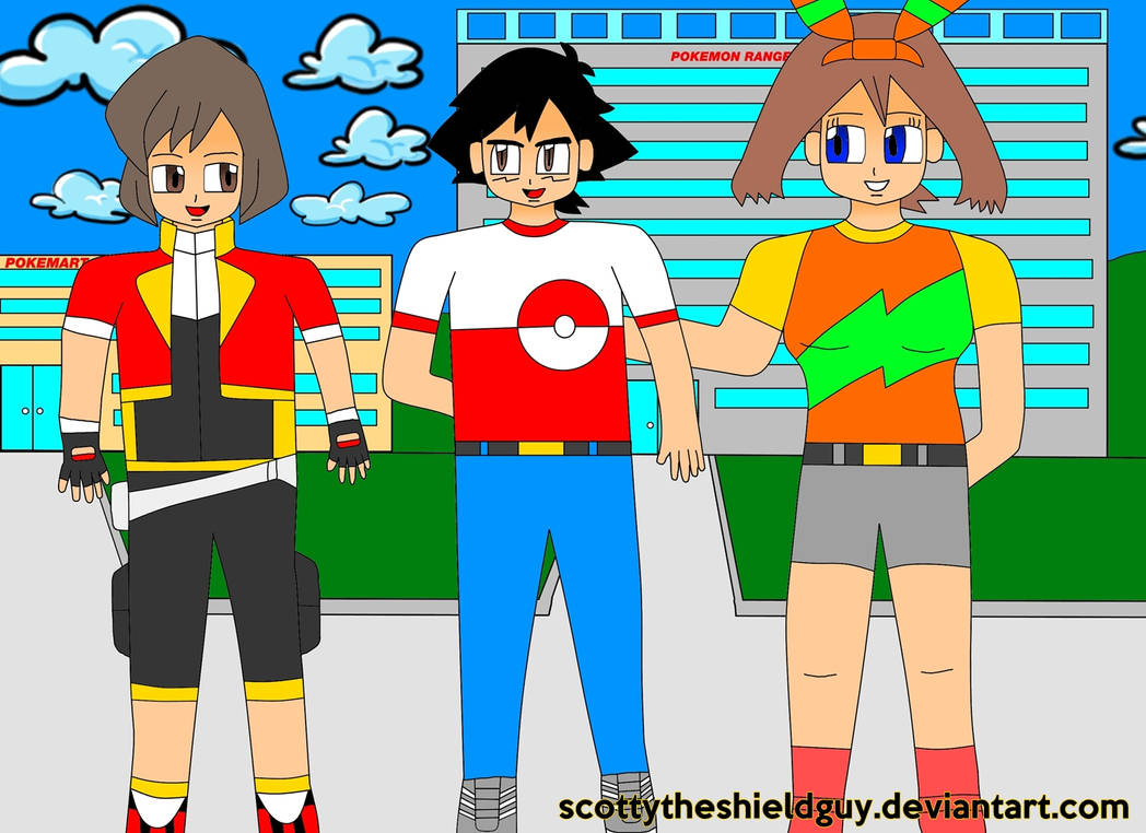 Rafe, Ash and May goes ranger friendship by AdvancedScottyPKMN on ...