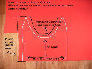 How to make a Sailor collar