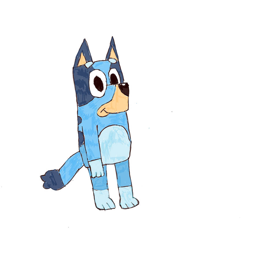Bluey fan art by shackjz on DeviantArt