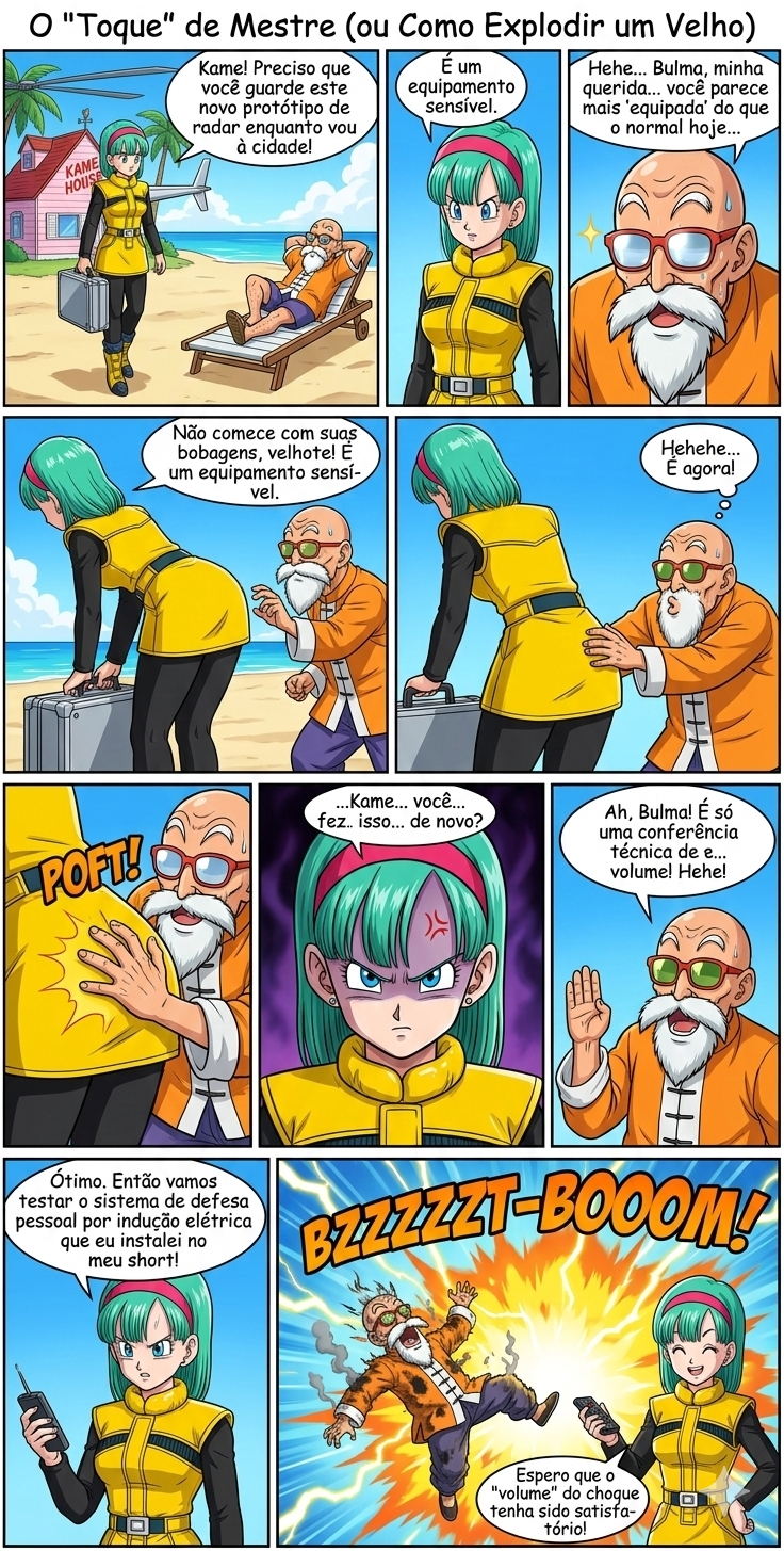 Bulma Deal Master Roshi Master Roshi pervert's Bulma by minnieMouse45 on DeviantArt
