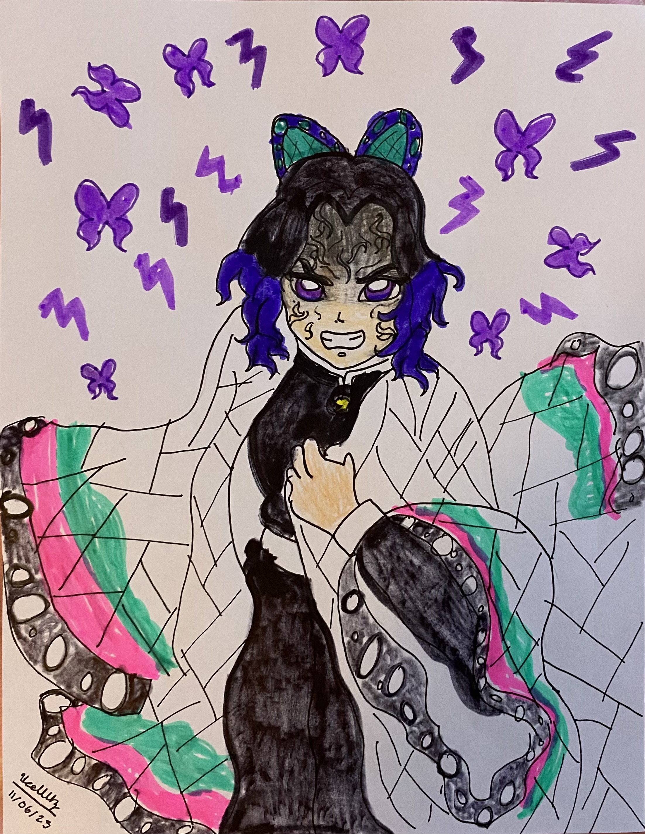 Shinobu Rant Layout Design Angry Shinobu by VeeLoudA113 on DeviantArt