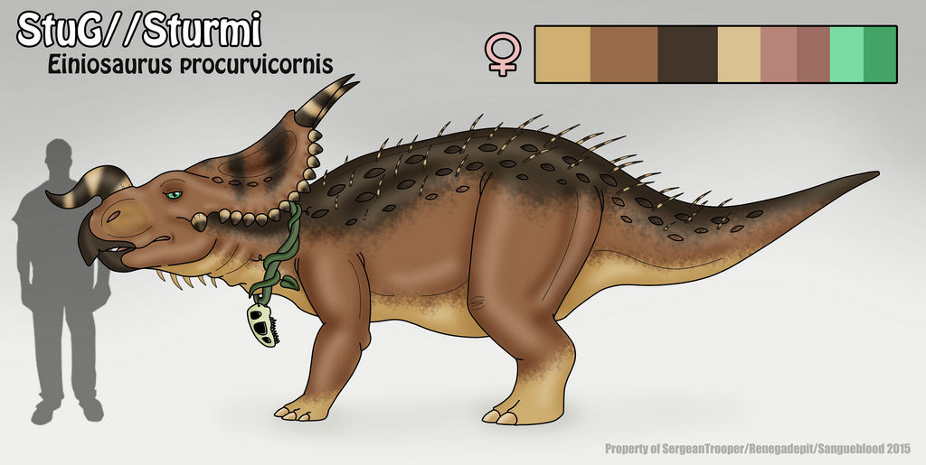 Sturmi the Einiosaurus Ref by SergeanTrooper on DeviantArt