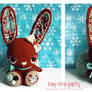 brandy the crochet amigurumi bunny - SOLD.