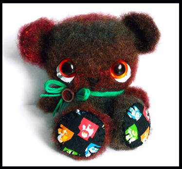 Beatle bear amigurumi teddy  - sold