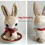 Bramble Teacup Bunny - Alternate Views - SOLD