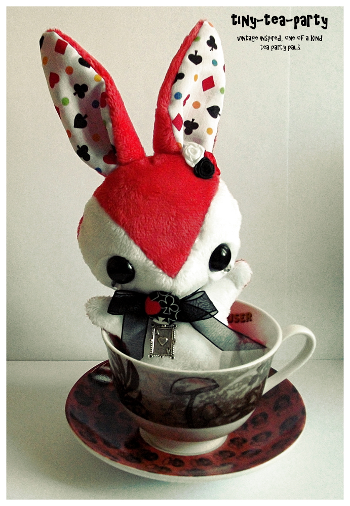 Alice in Wonderland Teacup Bunny - SOLD